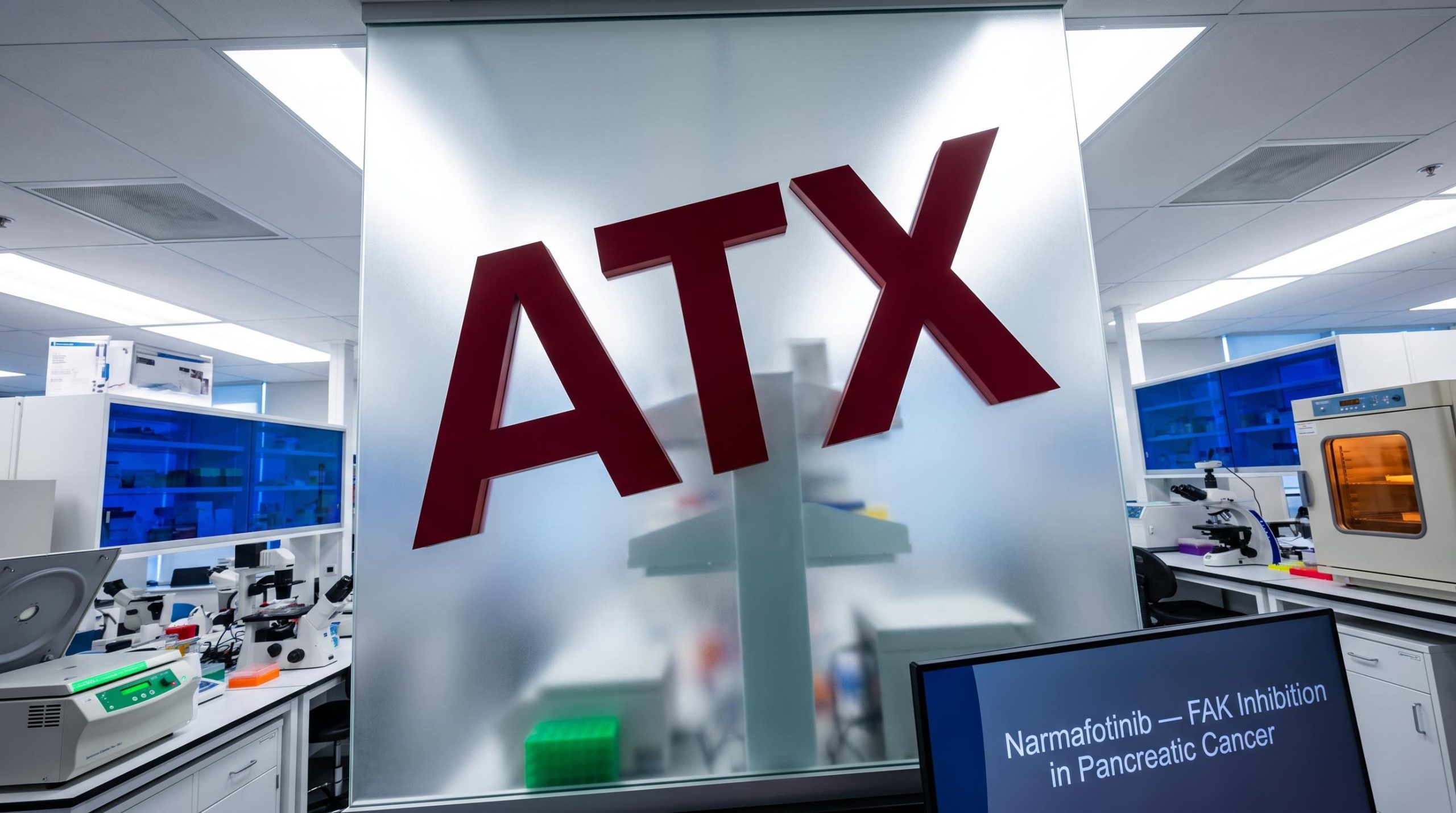 ATX sign in laboratory
