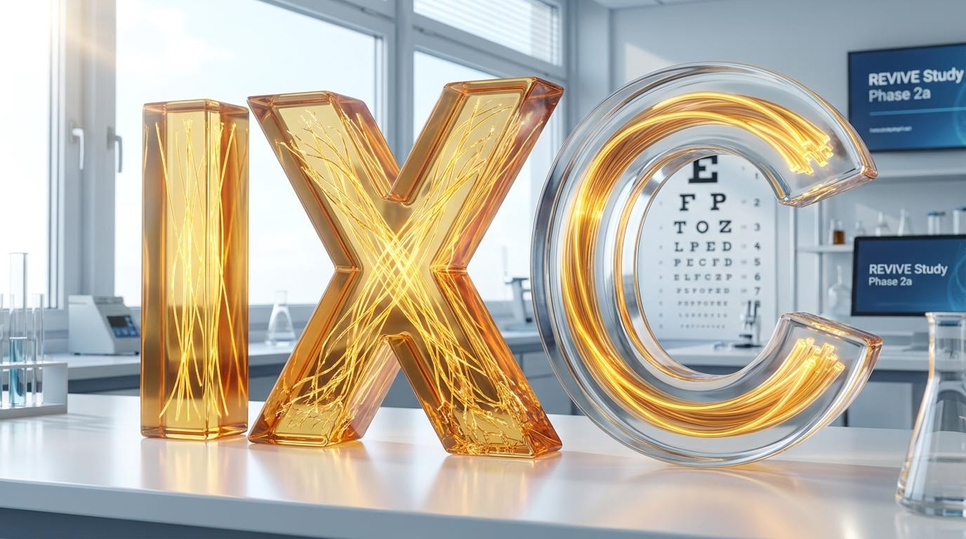 Golden letters in lab