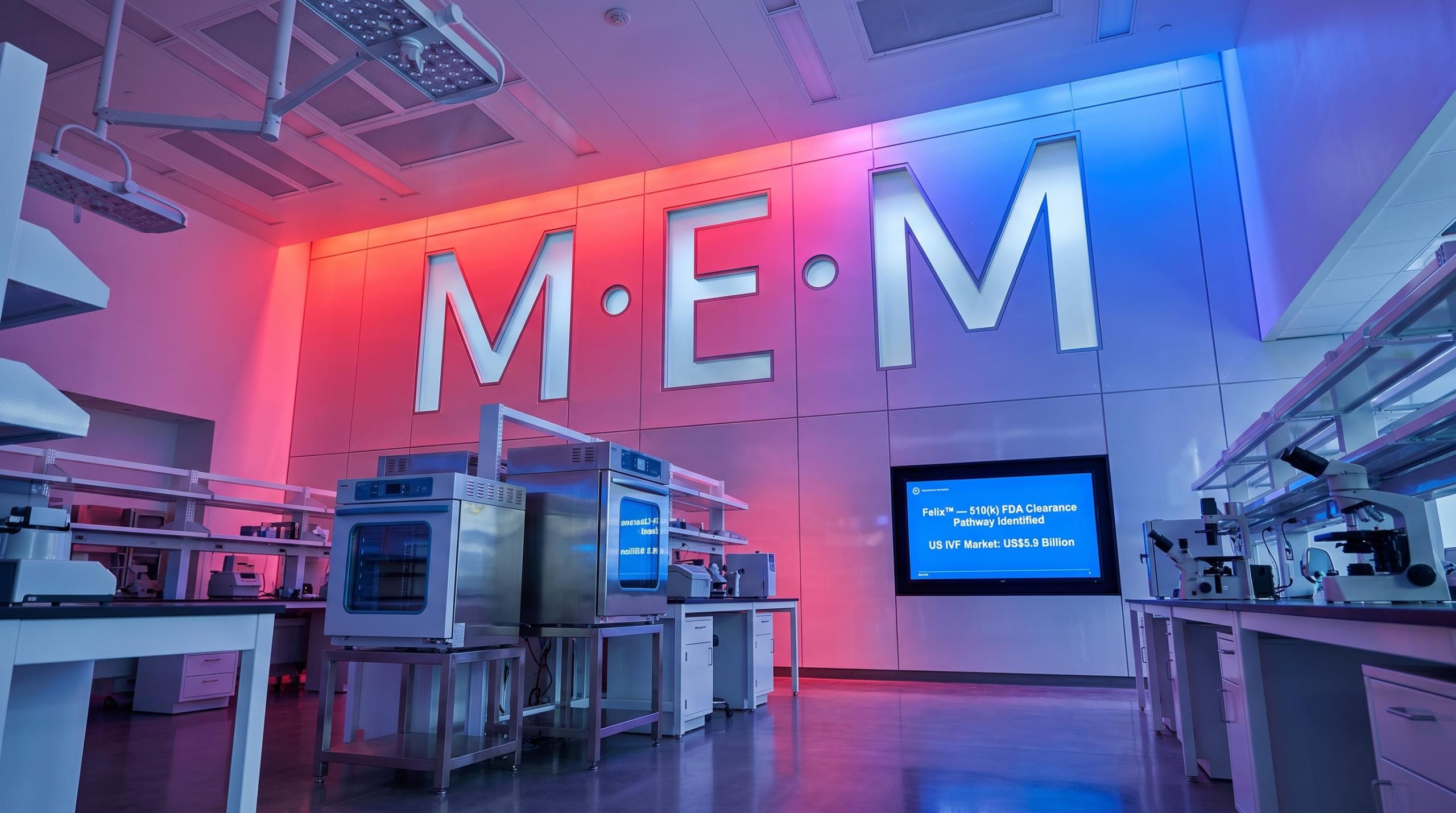 Modern lab with equipment