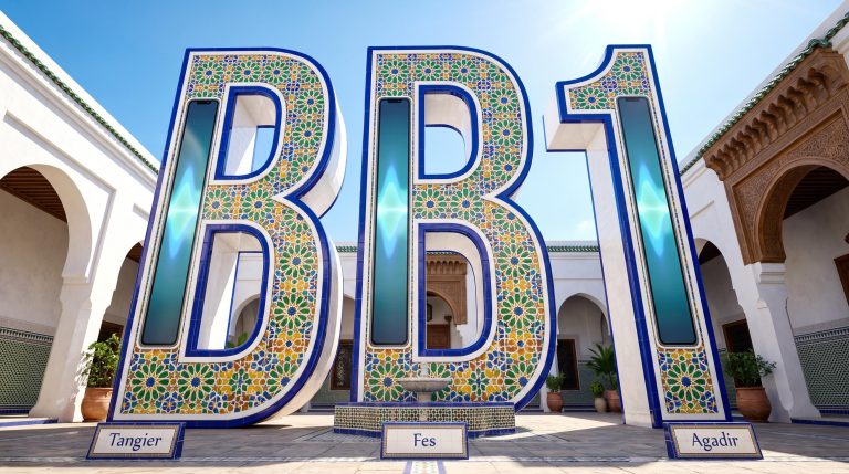 BB1 art installation courtyard