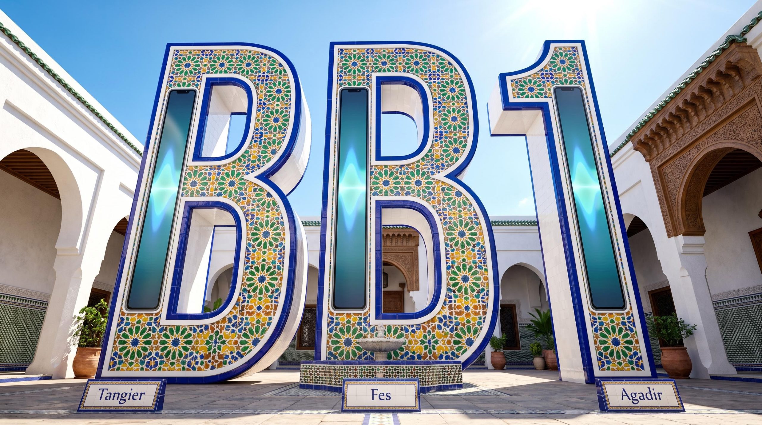 BB1 art installation courtyard