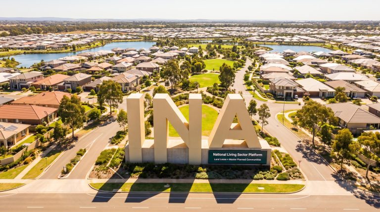 INA sign in housing area