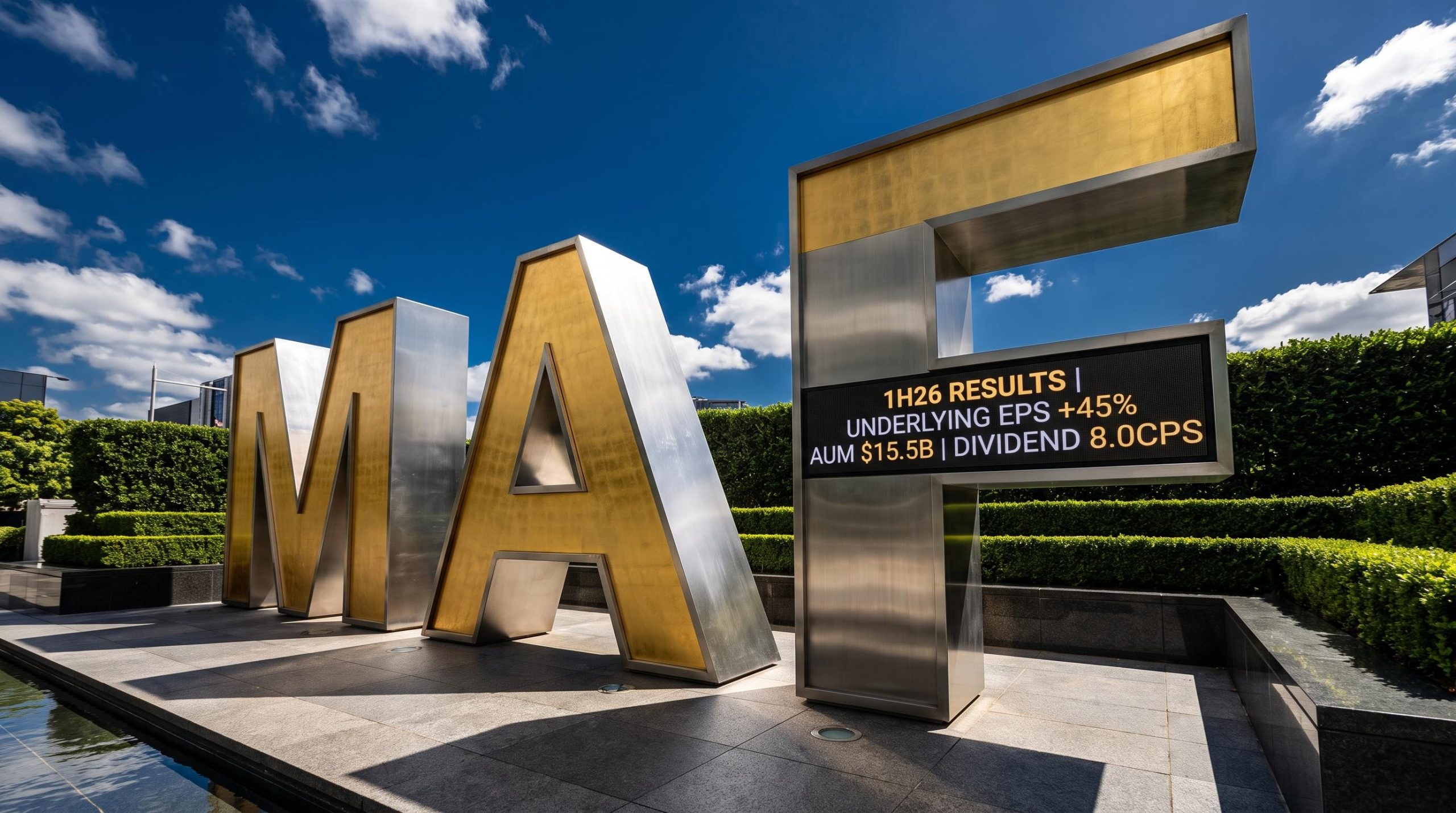 Large MAF letters display