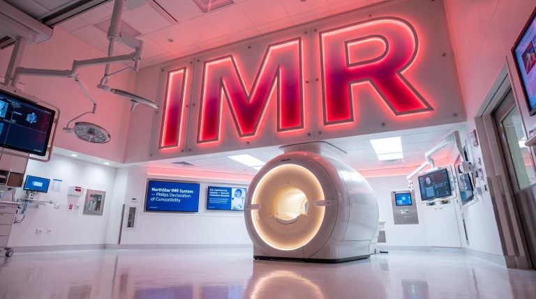 Modern MRI machine in hospital