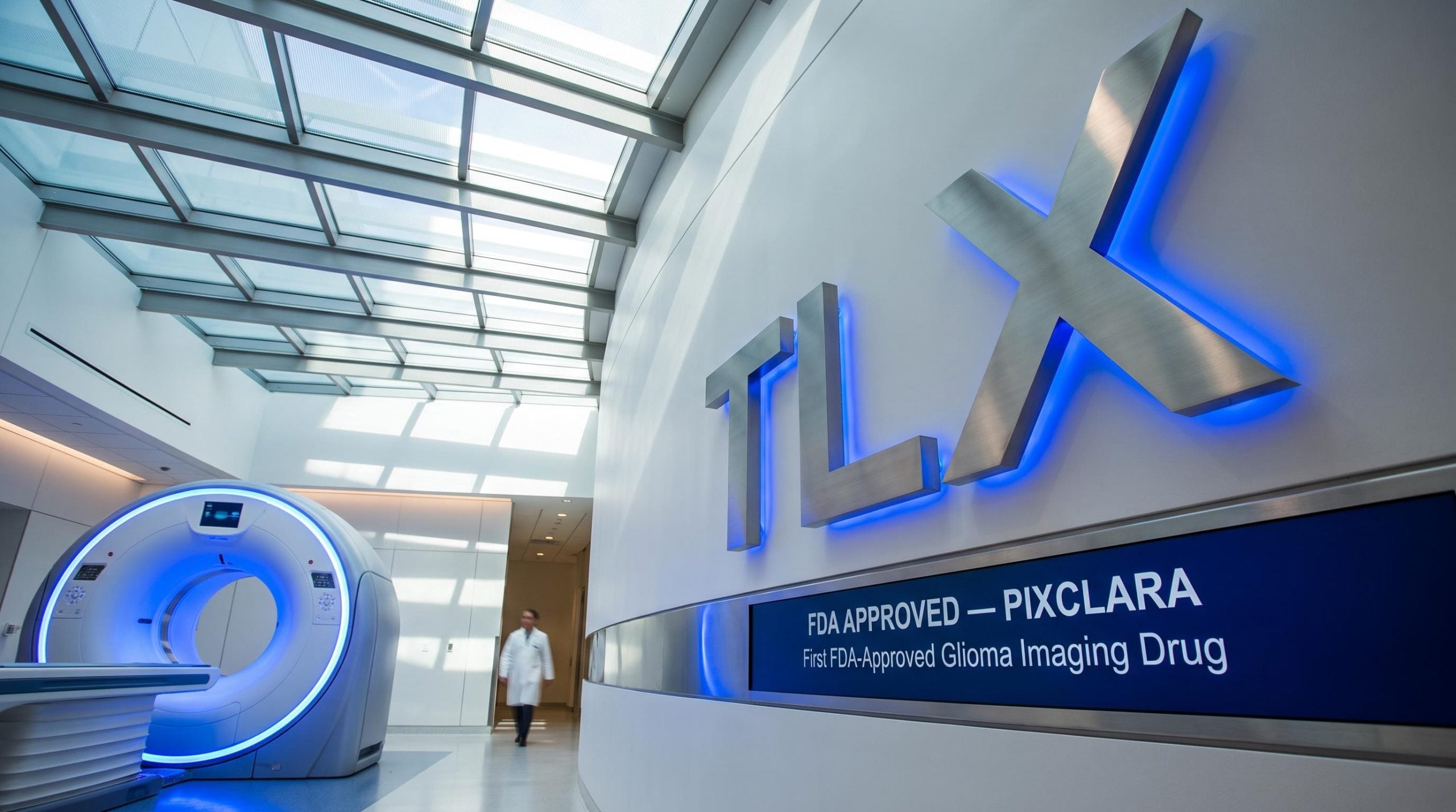 Hospital MRI and signage