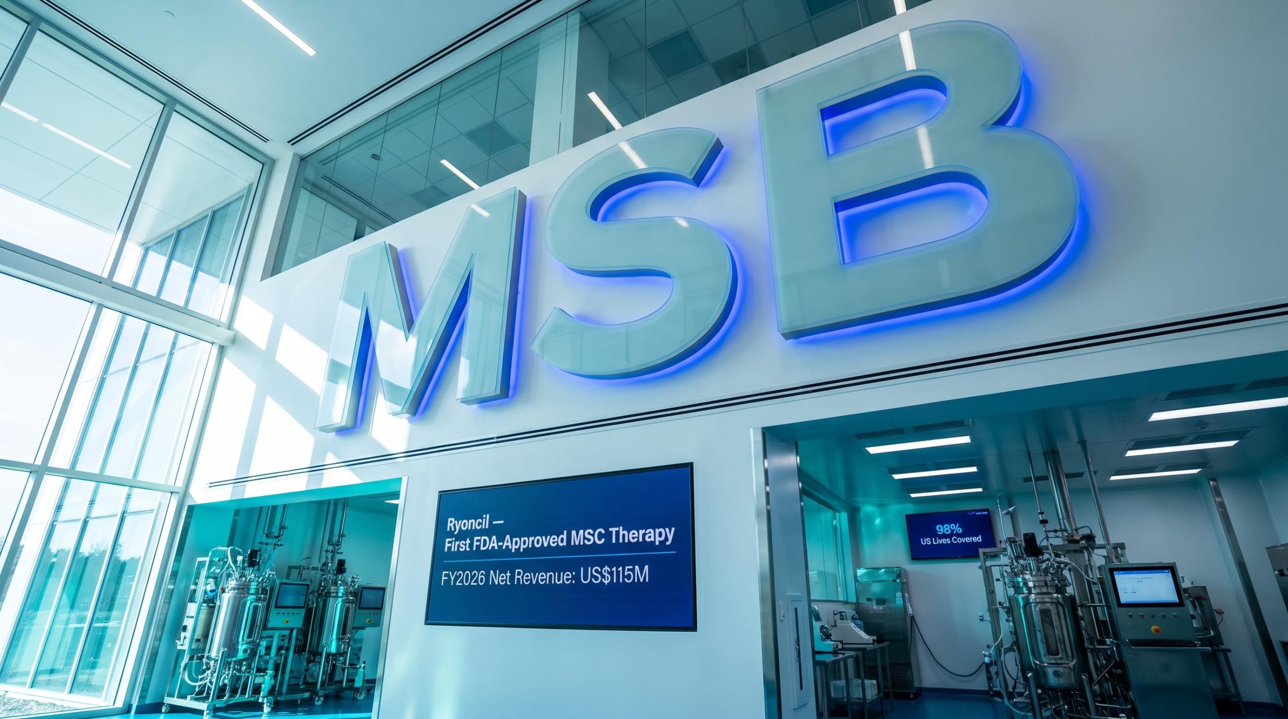 MSB logo inside facility