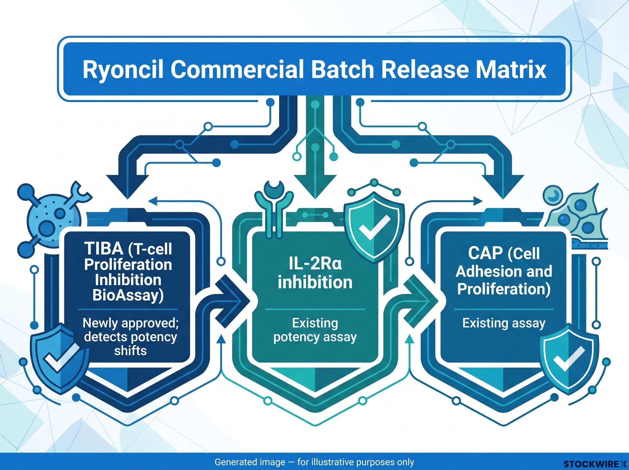Ryoncil Three-Assay Release Matrix