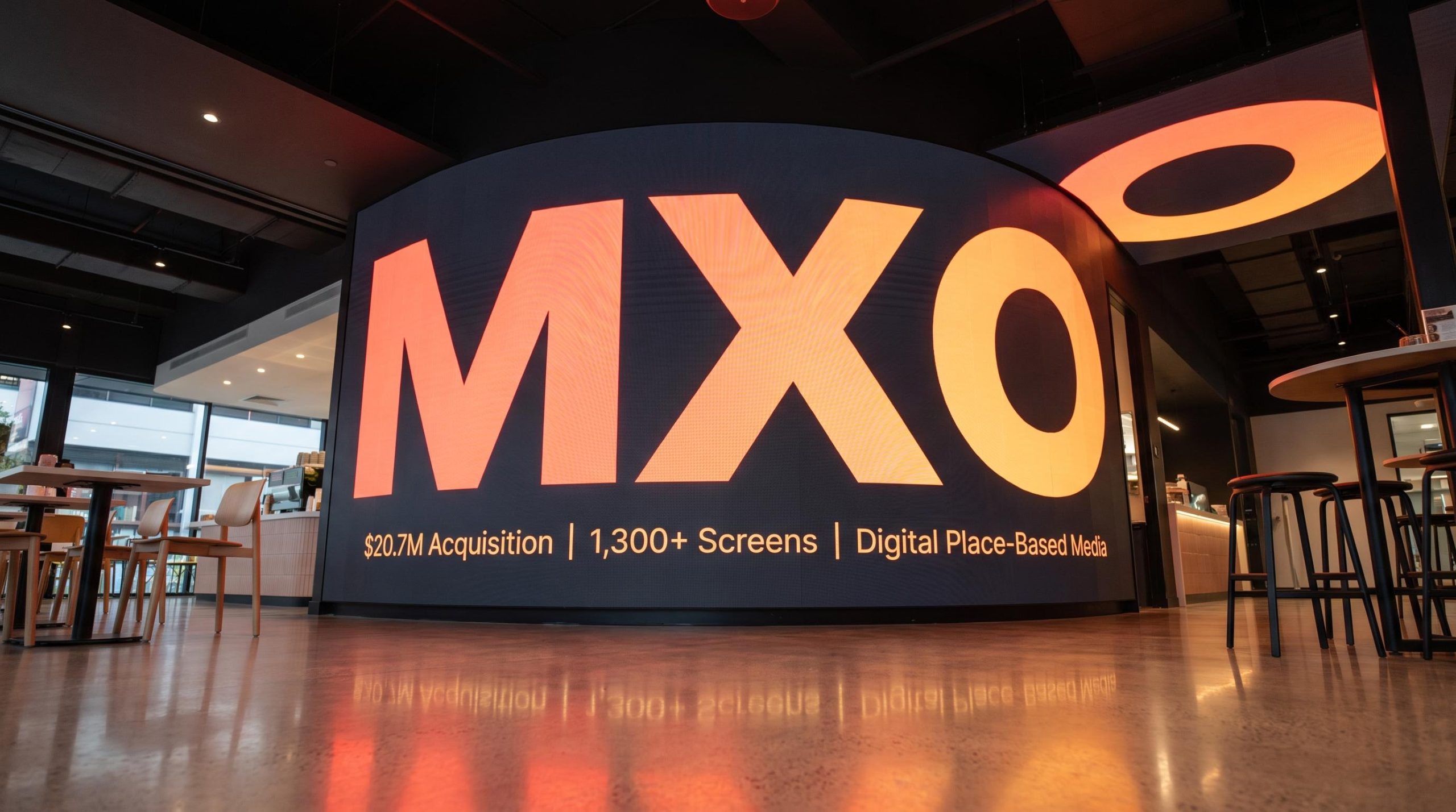 Large MXO display screen