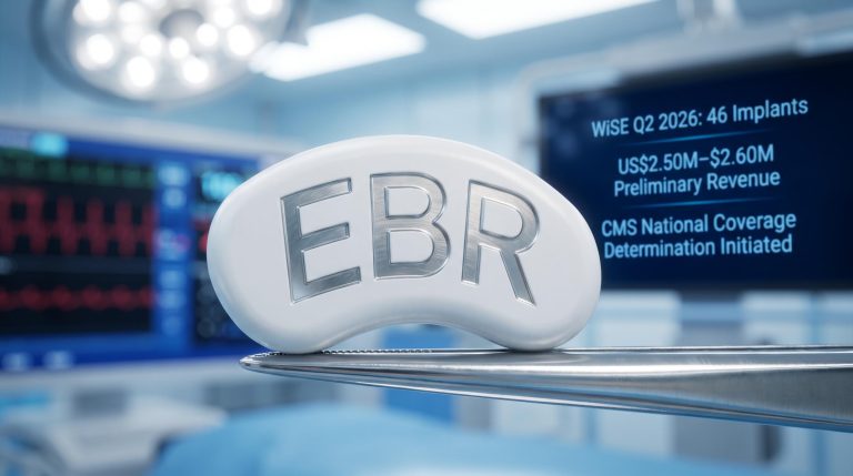 EBR medical device close-up