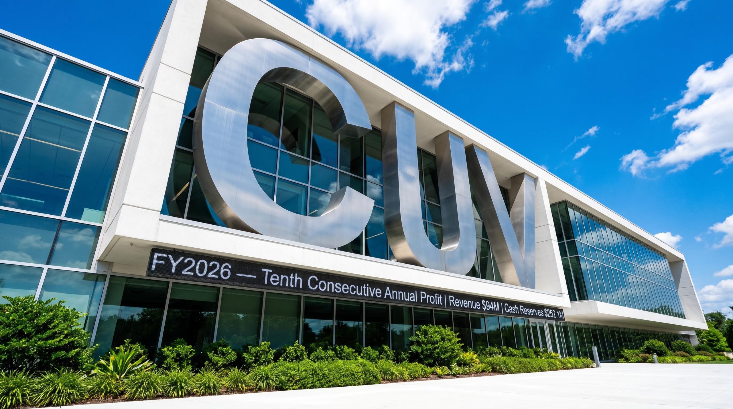 Large corporate office facade