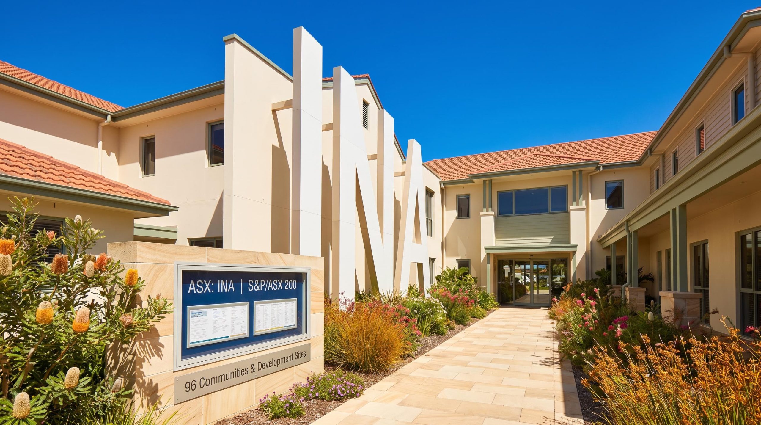 Building with large lettering