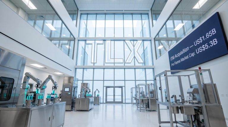 High-tech manufacturing interior