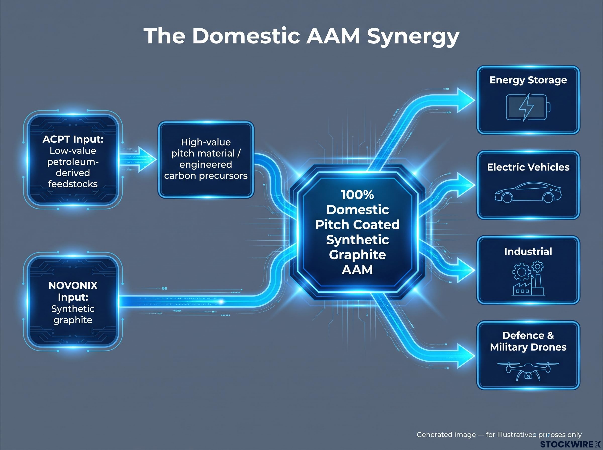 The Fully Domestic AAM Supply Chain Process