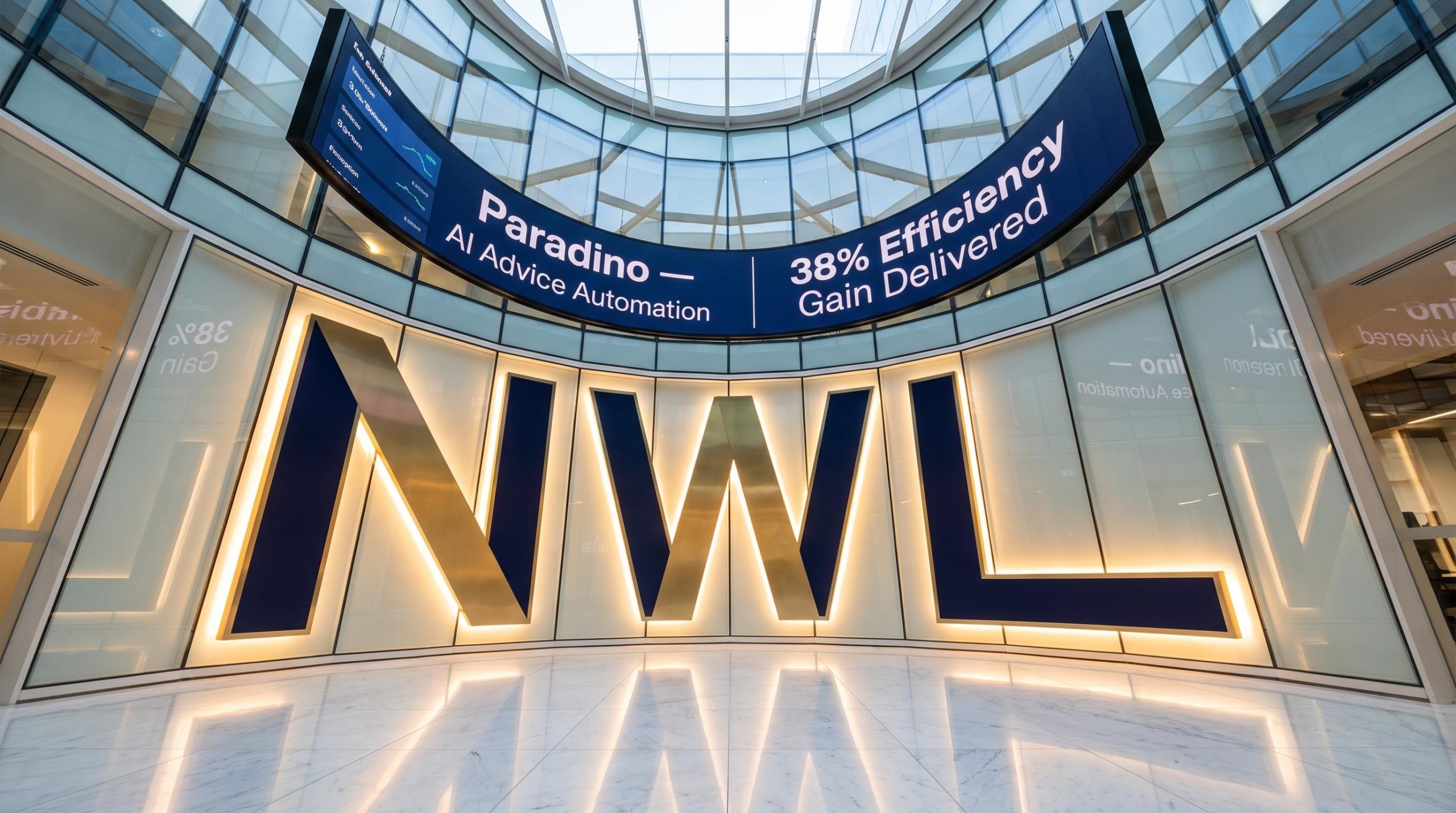 Large NWL letters display