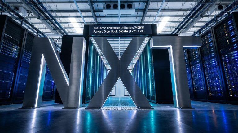 Server room with NXT sign