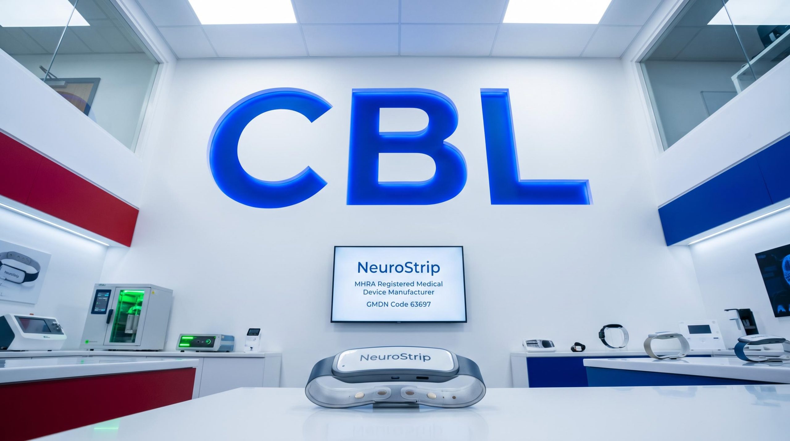 NeuroStrip device on table