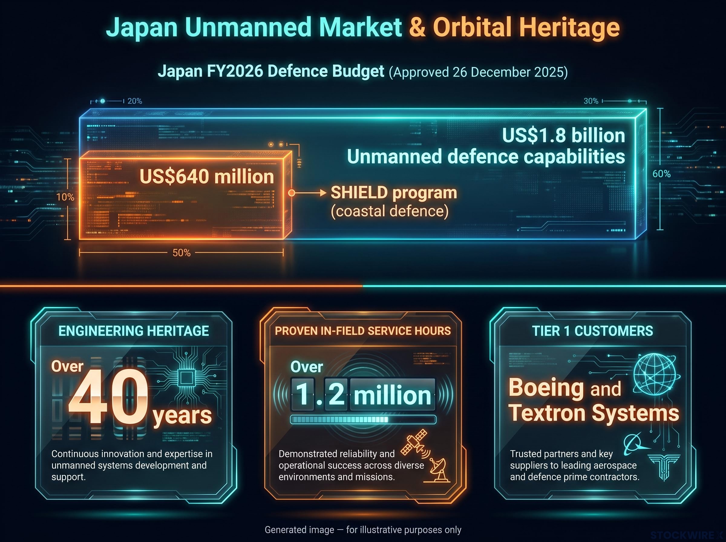 Japan Unmanned Market Context & Orbital Credentials