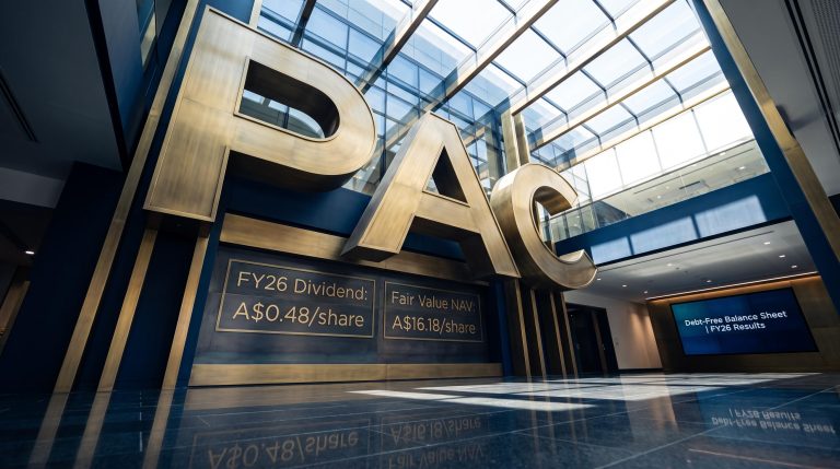 PAC letters inside atrium