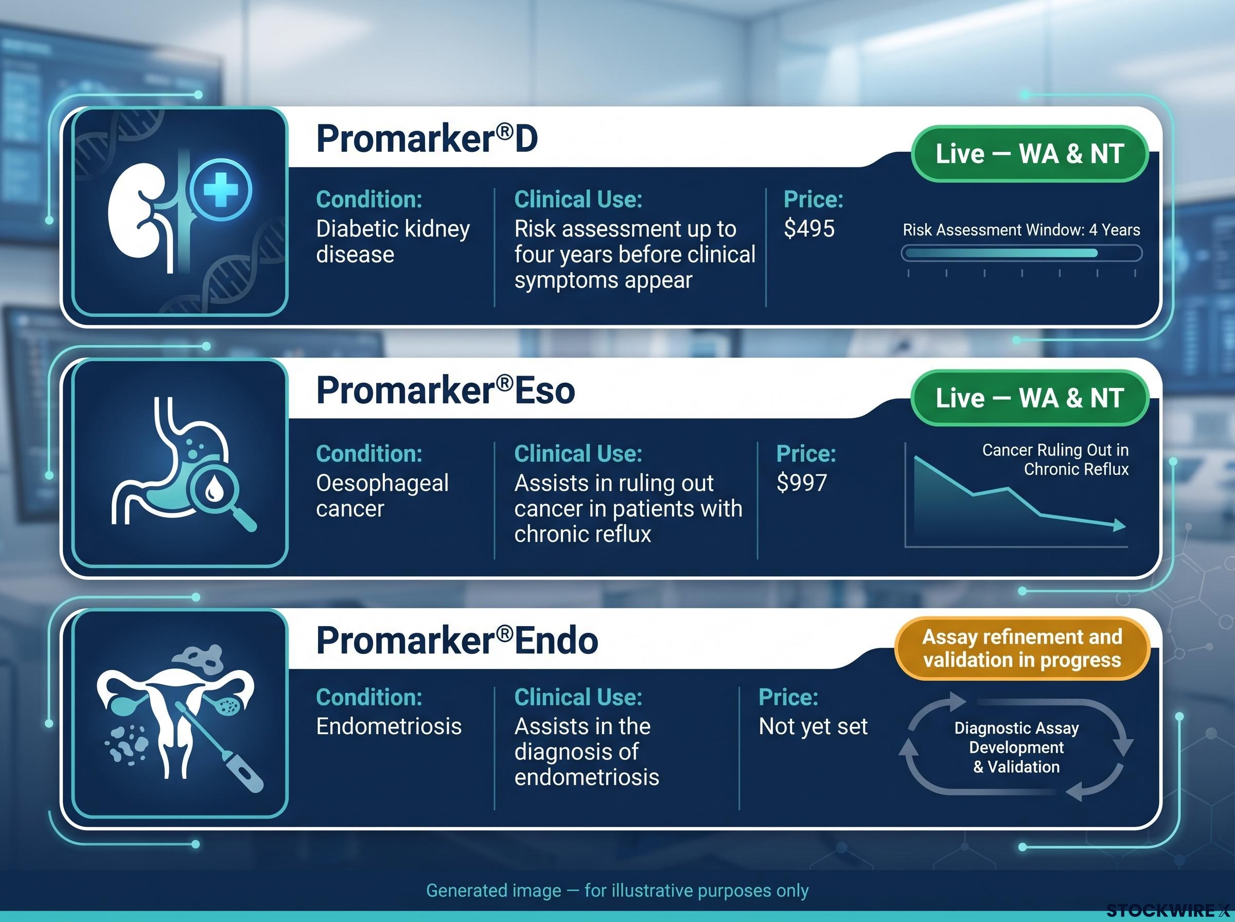 Promarker® Test Portfolio Overview