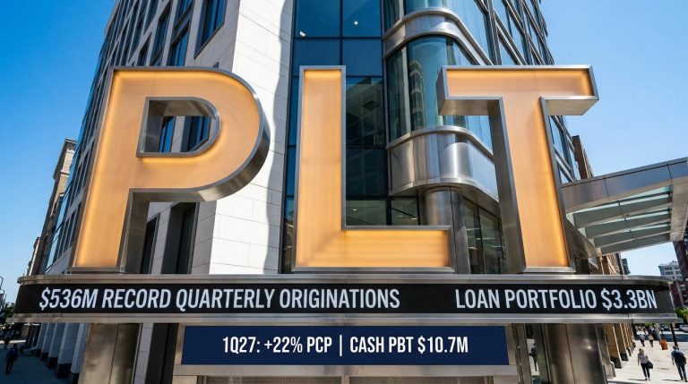 PLT financial statistics display