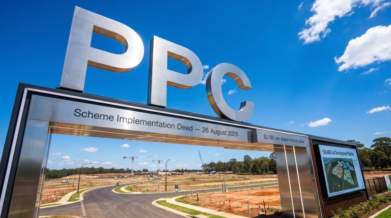PPC sign at construction site