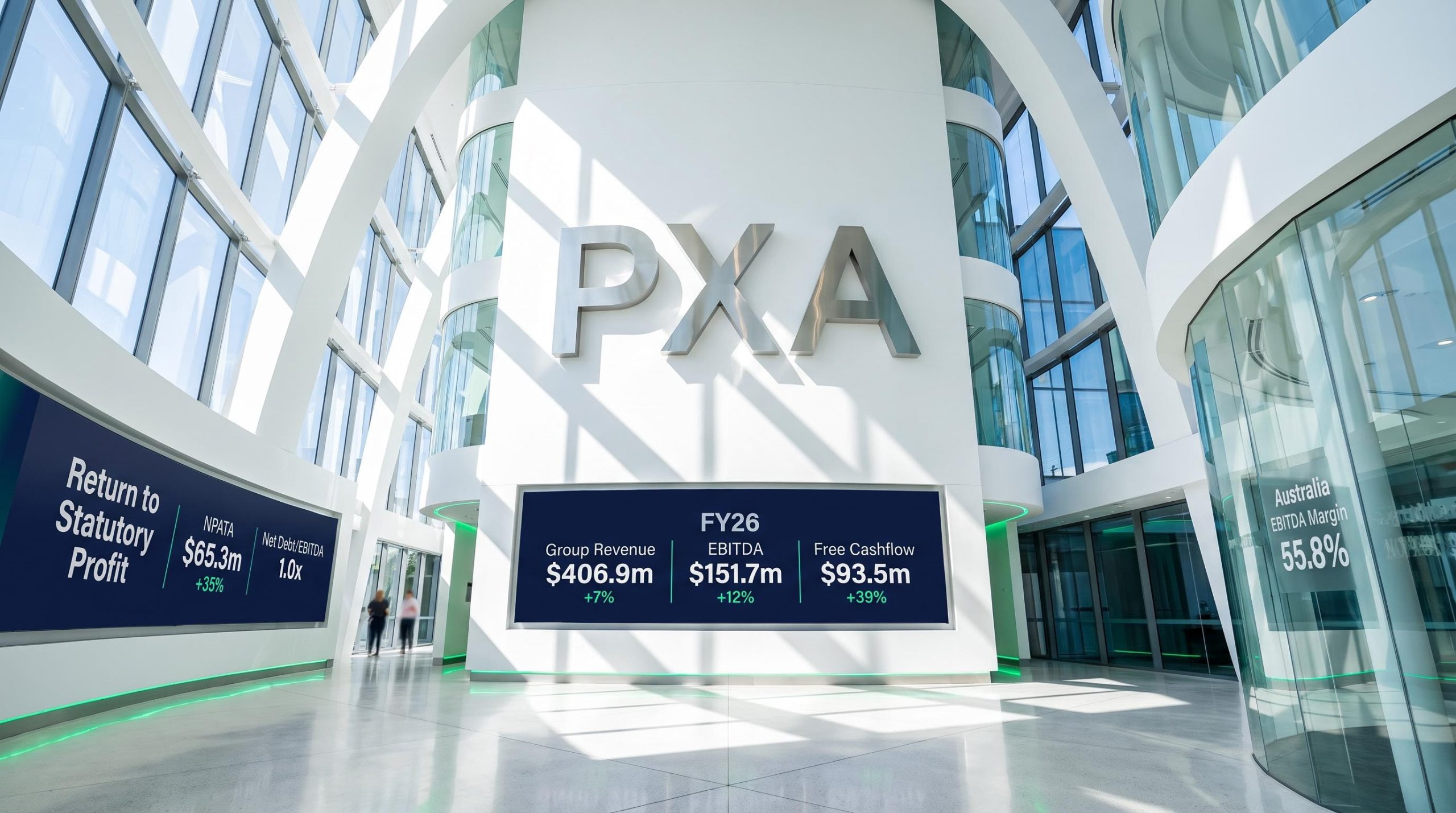 PXA building interior view
