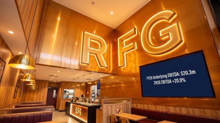 Modern restaurant with RFG logo