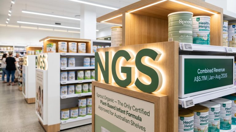 NGS Completes Certified Organic Plant-Based Formula Acquisition for Australia