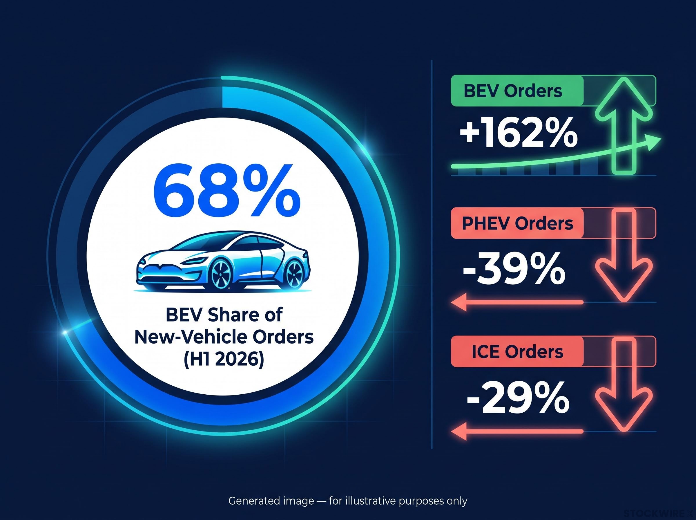 Shift in New-Vehicle Order Demand (H1 2026)