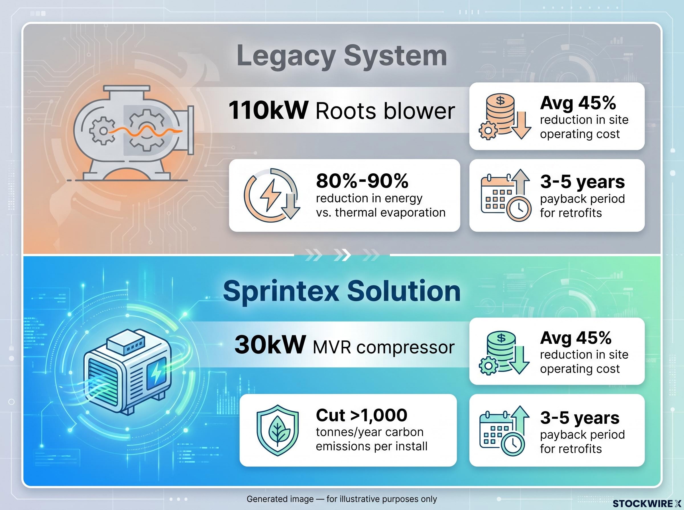 Sprintex MVR Compressor vs. Legacy System: Efficiency Impact