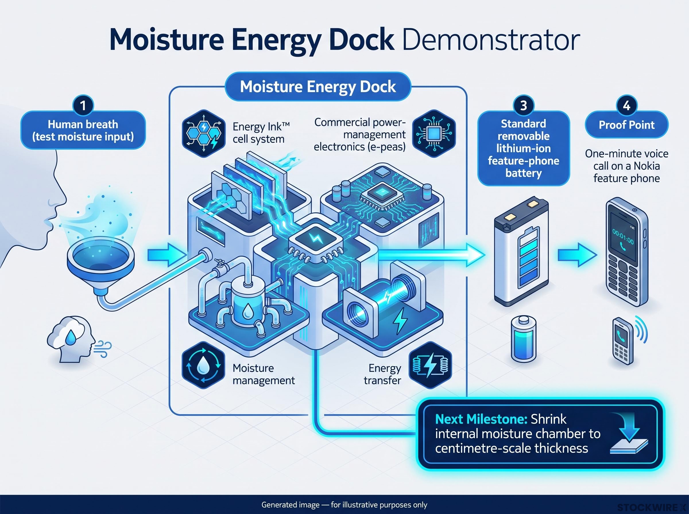 Moisture Energy Dock: Process and Architecture