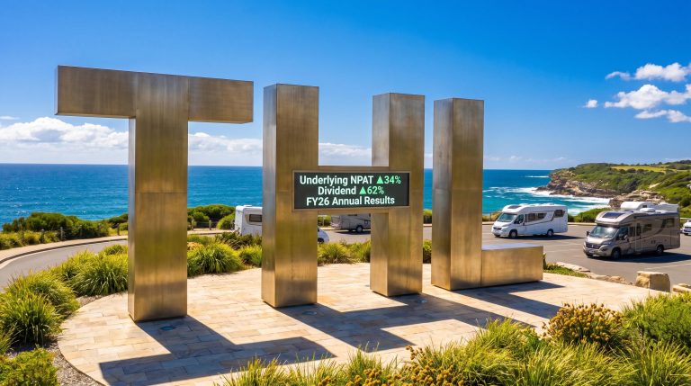 Large THL letters by sea