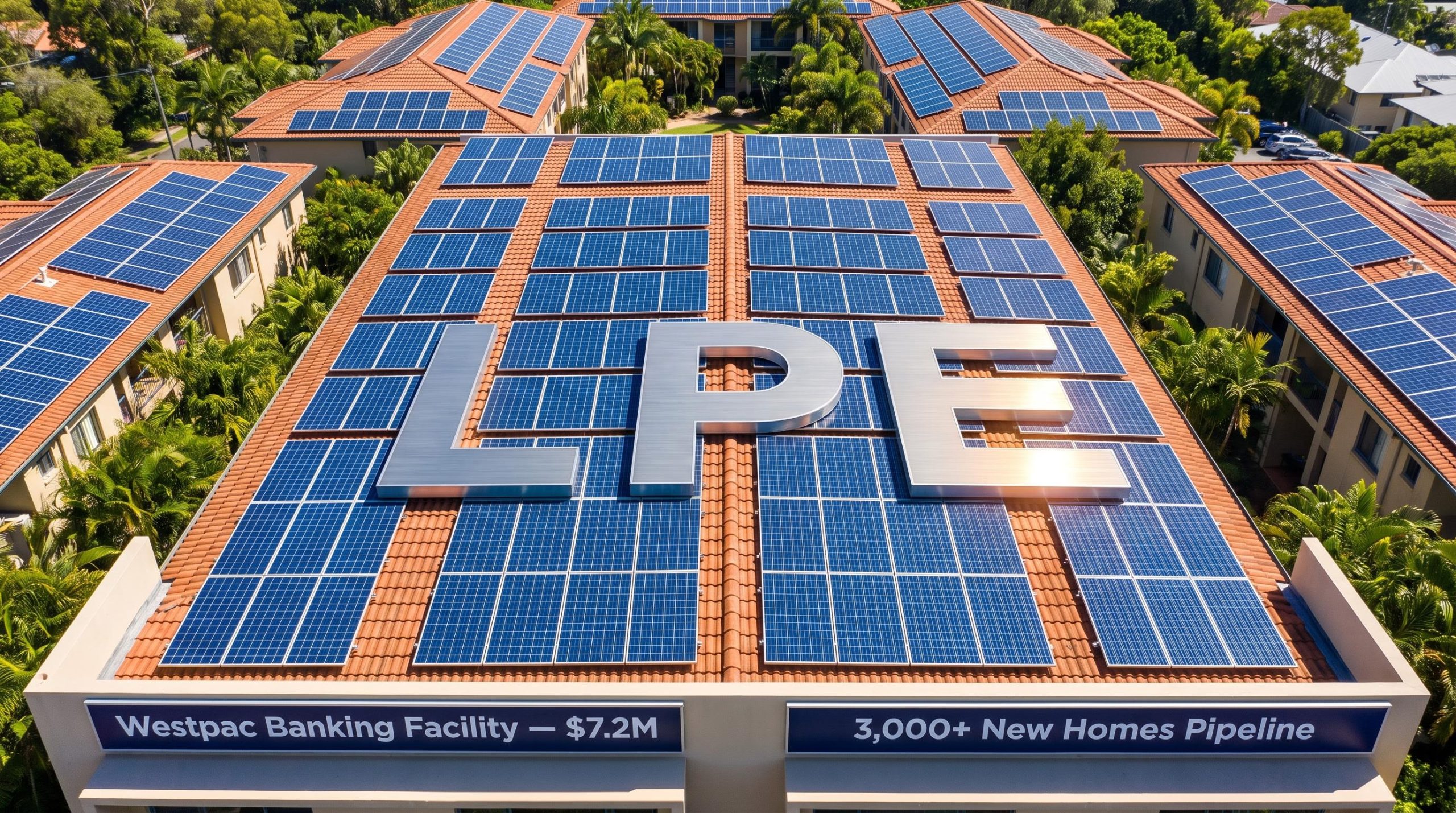 Rooftop with solar panels
