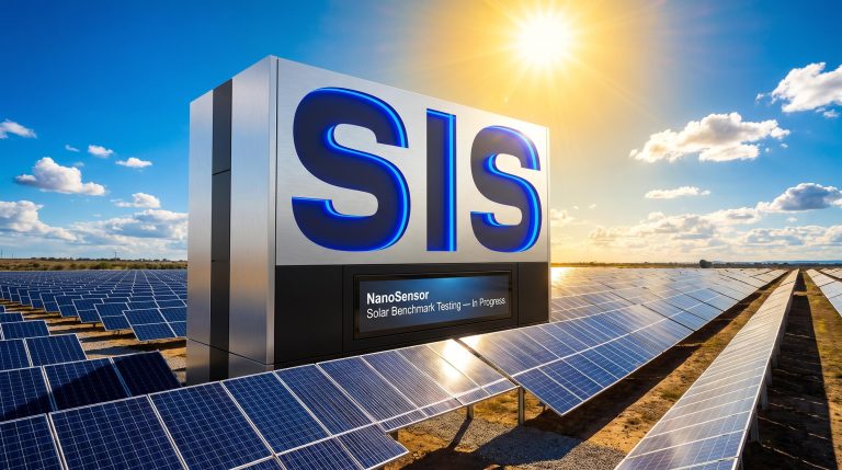 Solar panels and sunlight