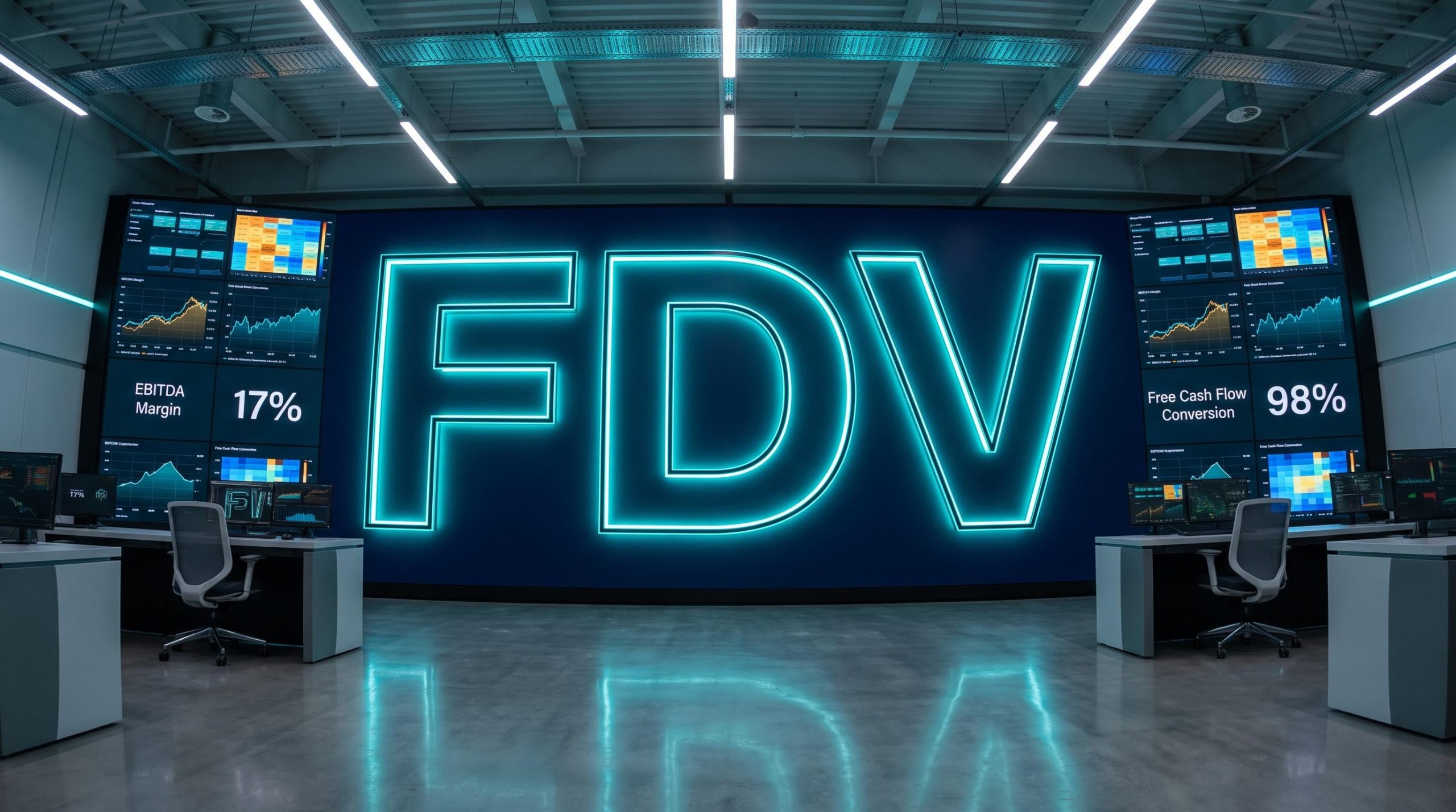 Large FDV neon sign