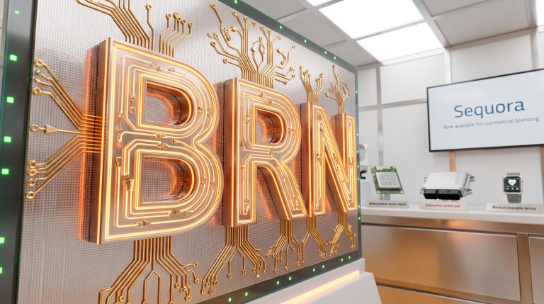 BRN sign with gadgets