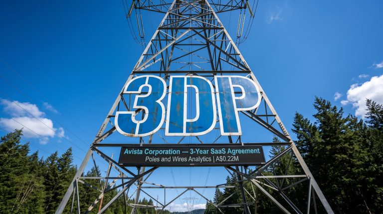 Large structure with sign