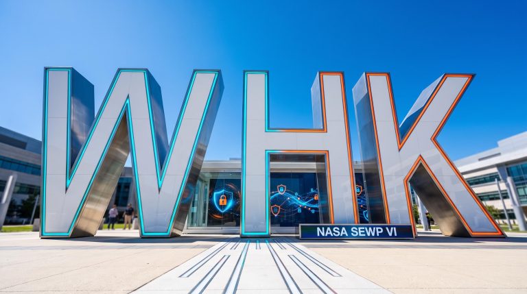 Large letters outside building