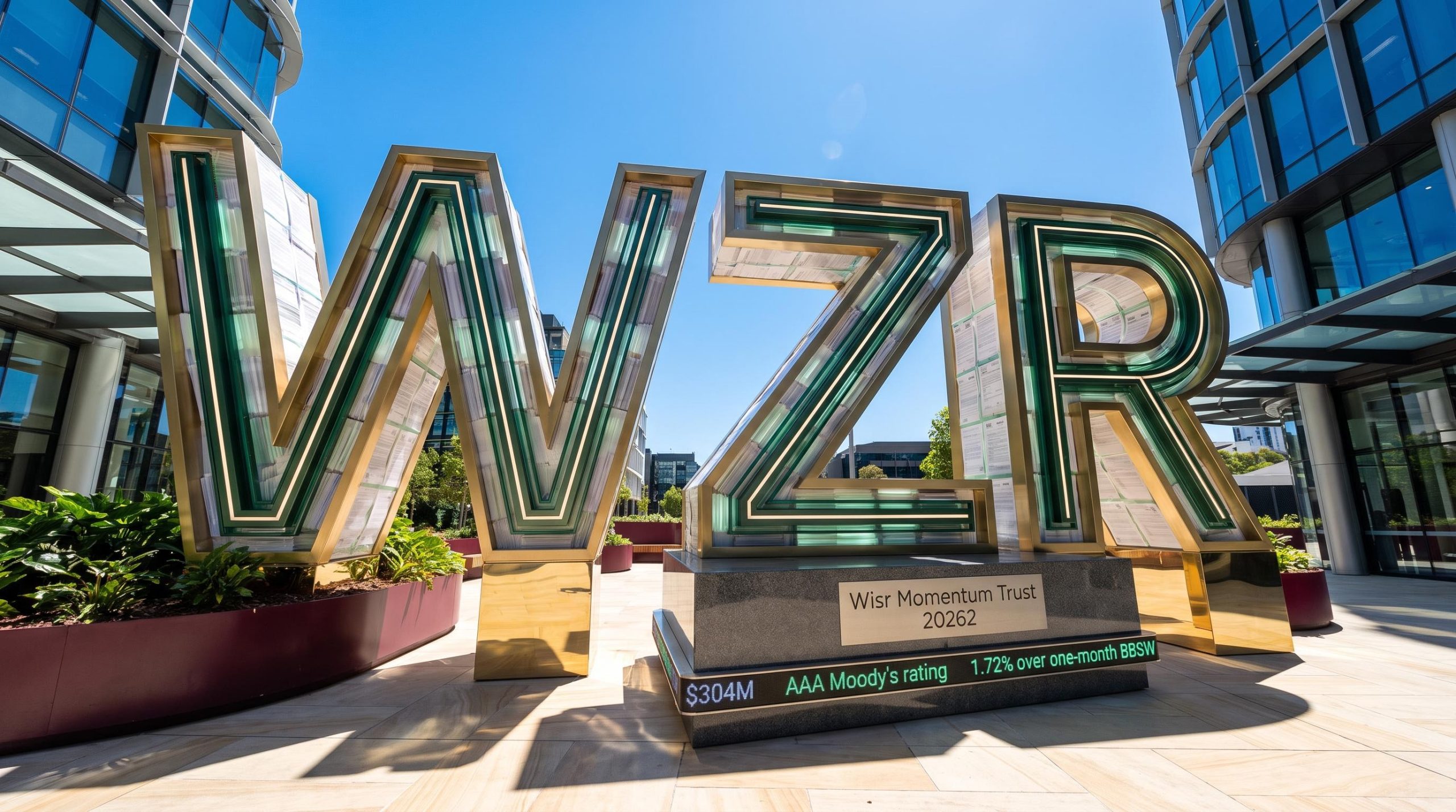 Large outdoor letters WZR
