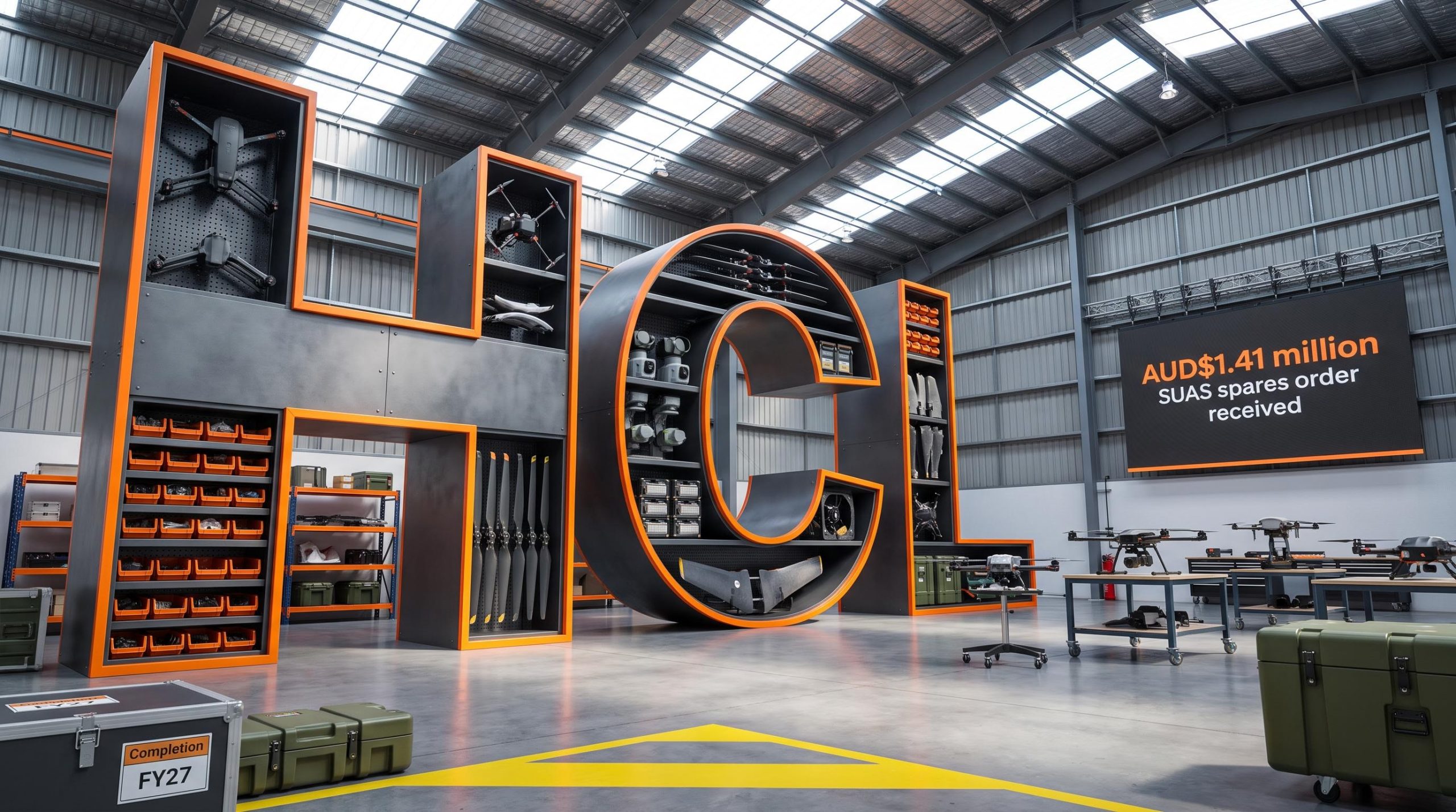 Large HCL with equipment