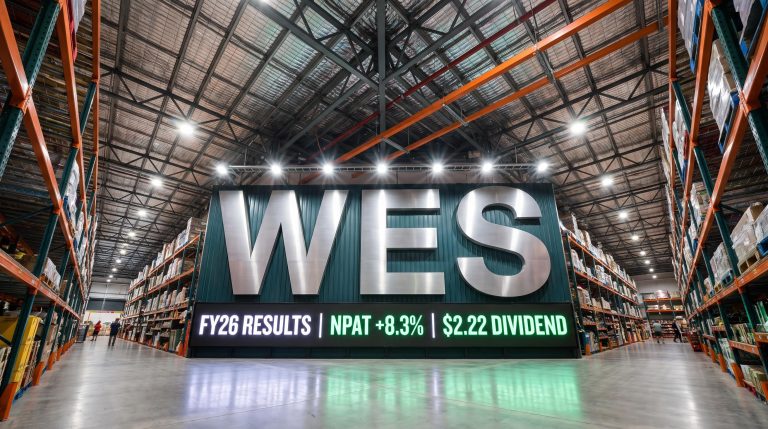 Large WES signage warehouse