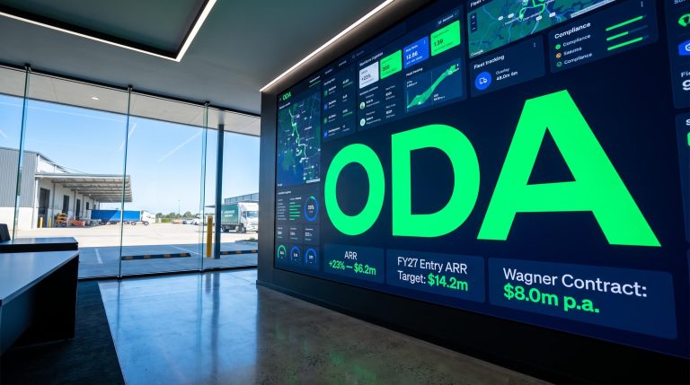 Large display in warehouse