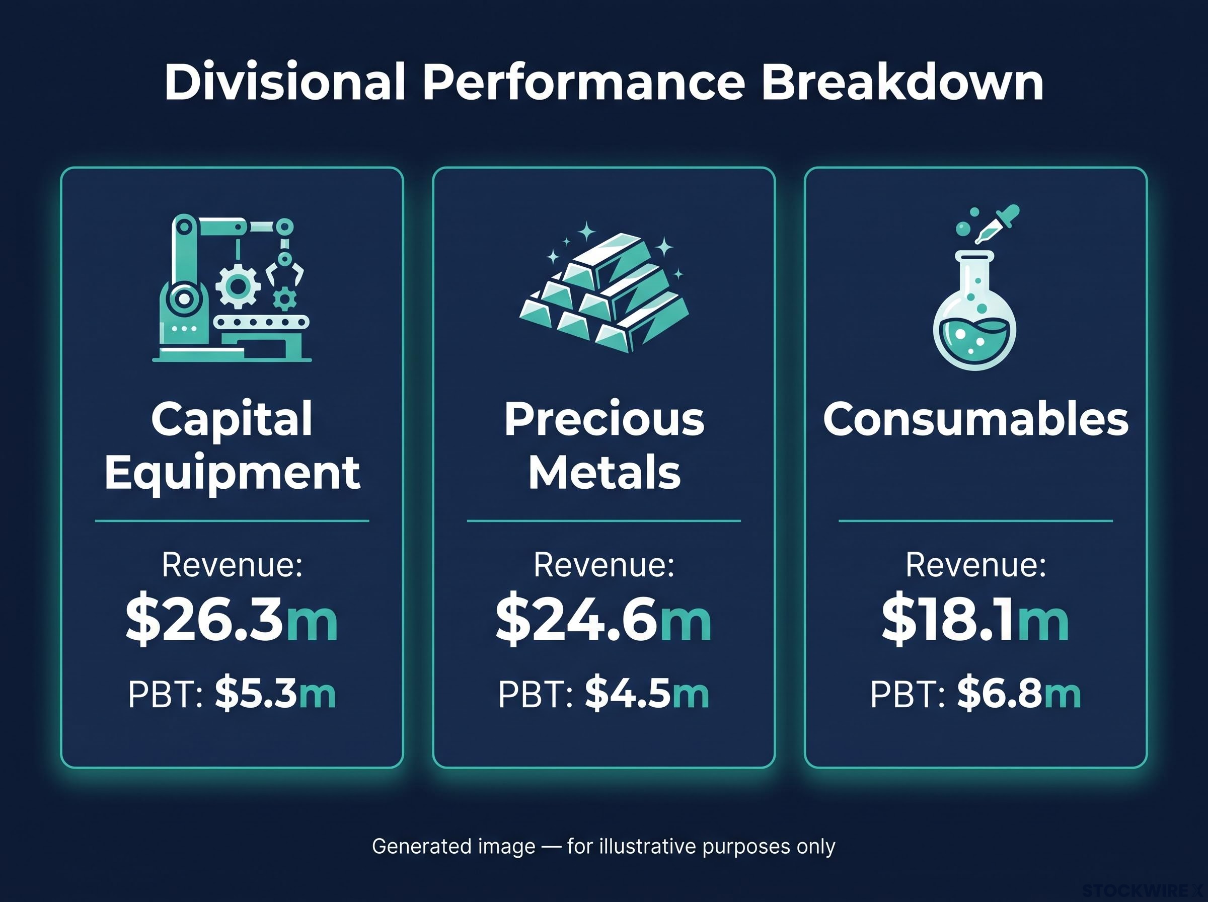 XRF Scientific FY26 Divisional Performance Breakdown