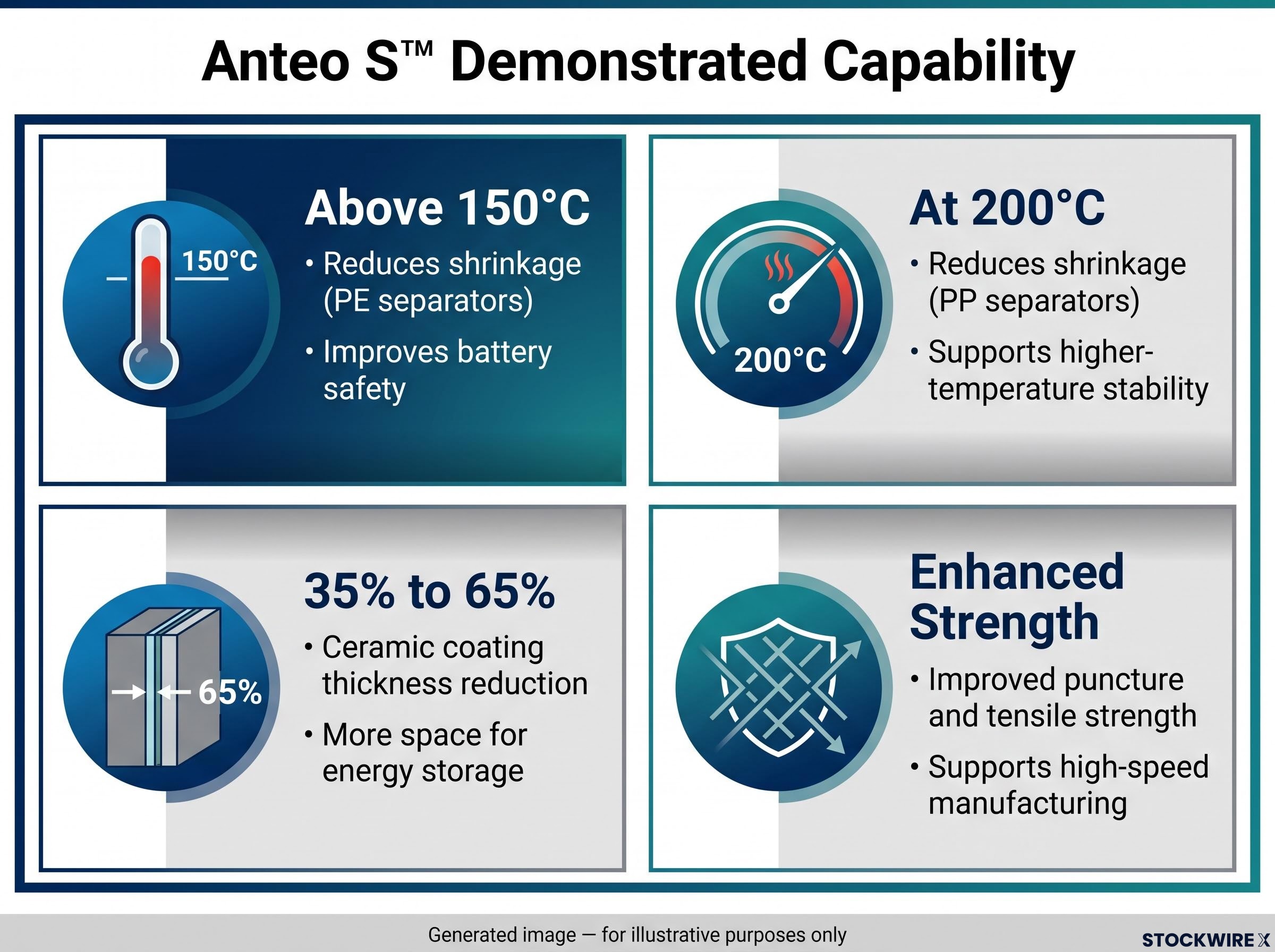 Anteo S™ Performance Capabilities Dashboard