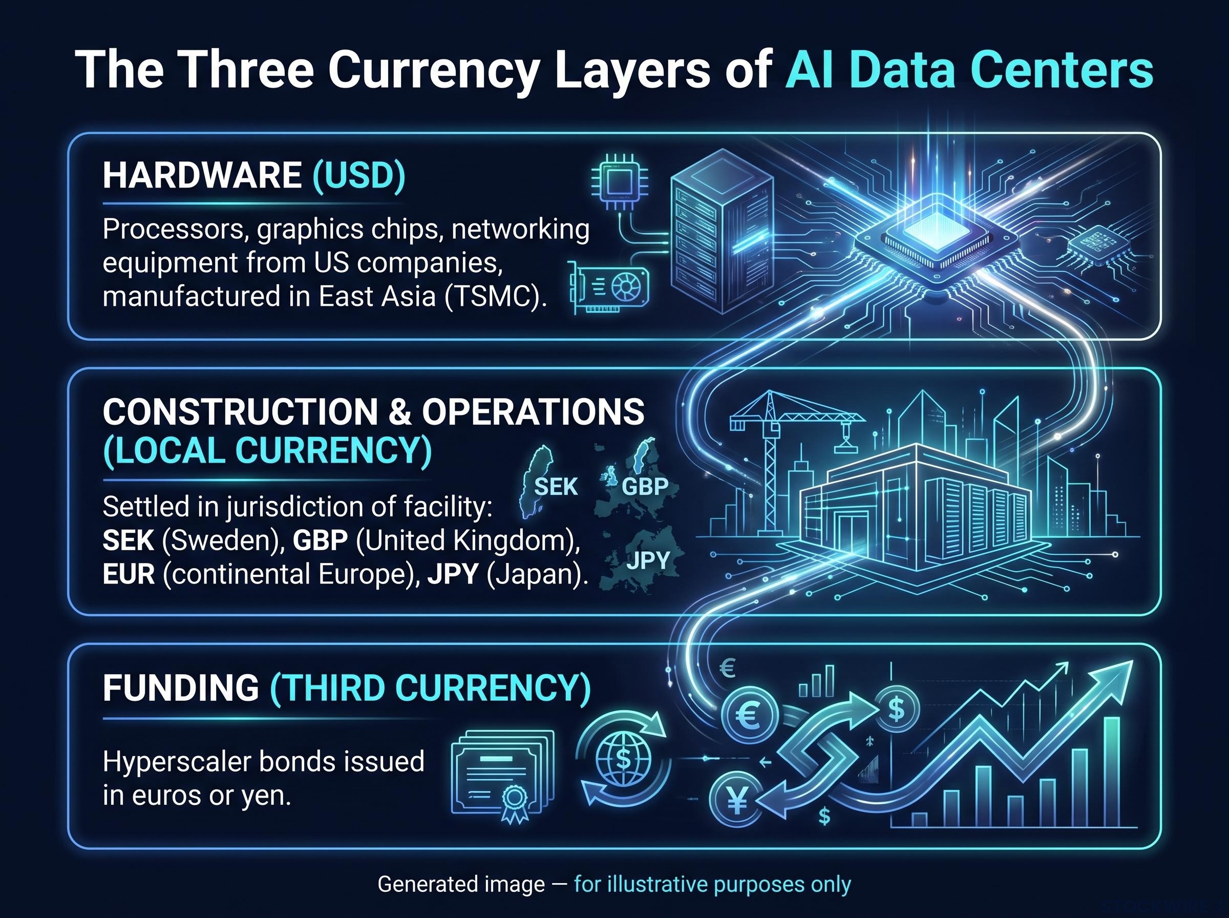 The Three Currency Layers of AI Data Centers