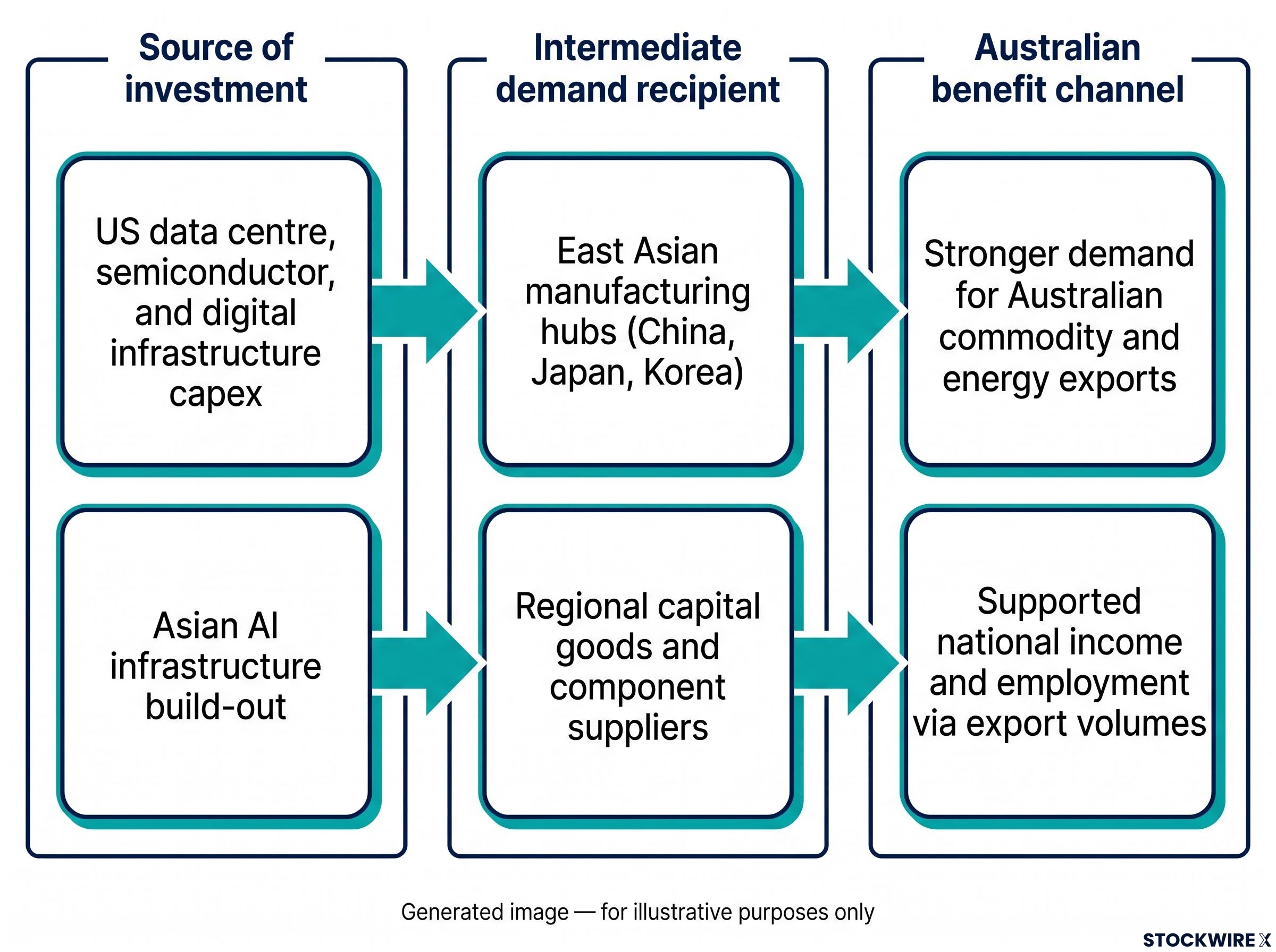 How Global AI Investment Flows to the Australian Economy