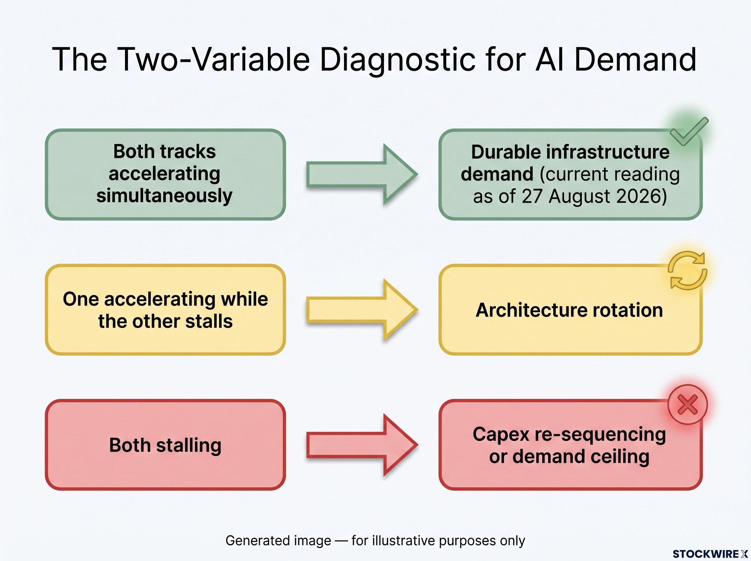 The Two-Variable AI Earnings Diagnostic Matrix