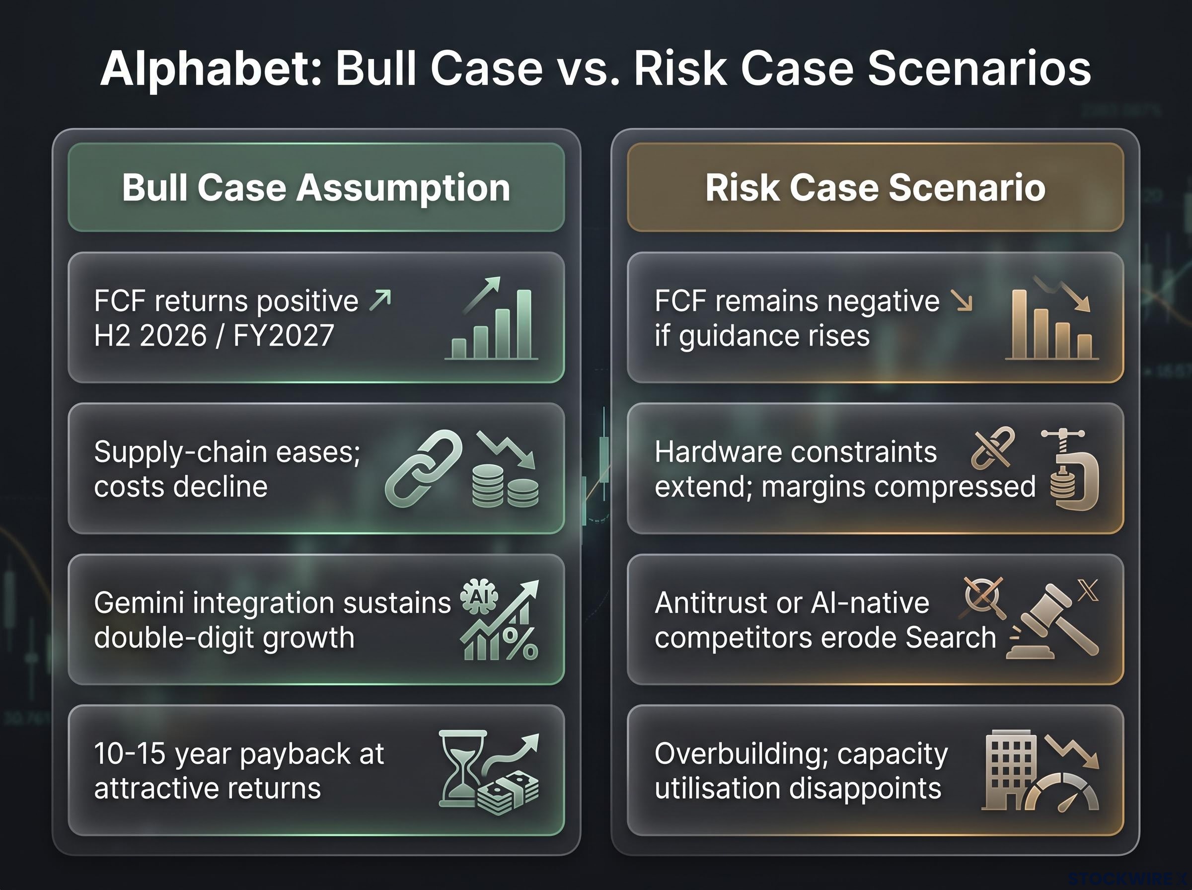 Alphabet Stock: Bull vs Risk Matrix