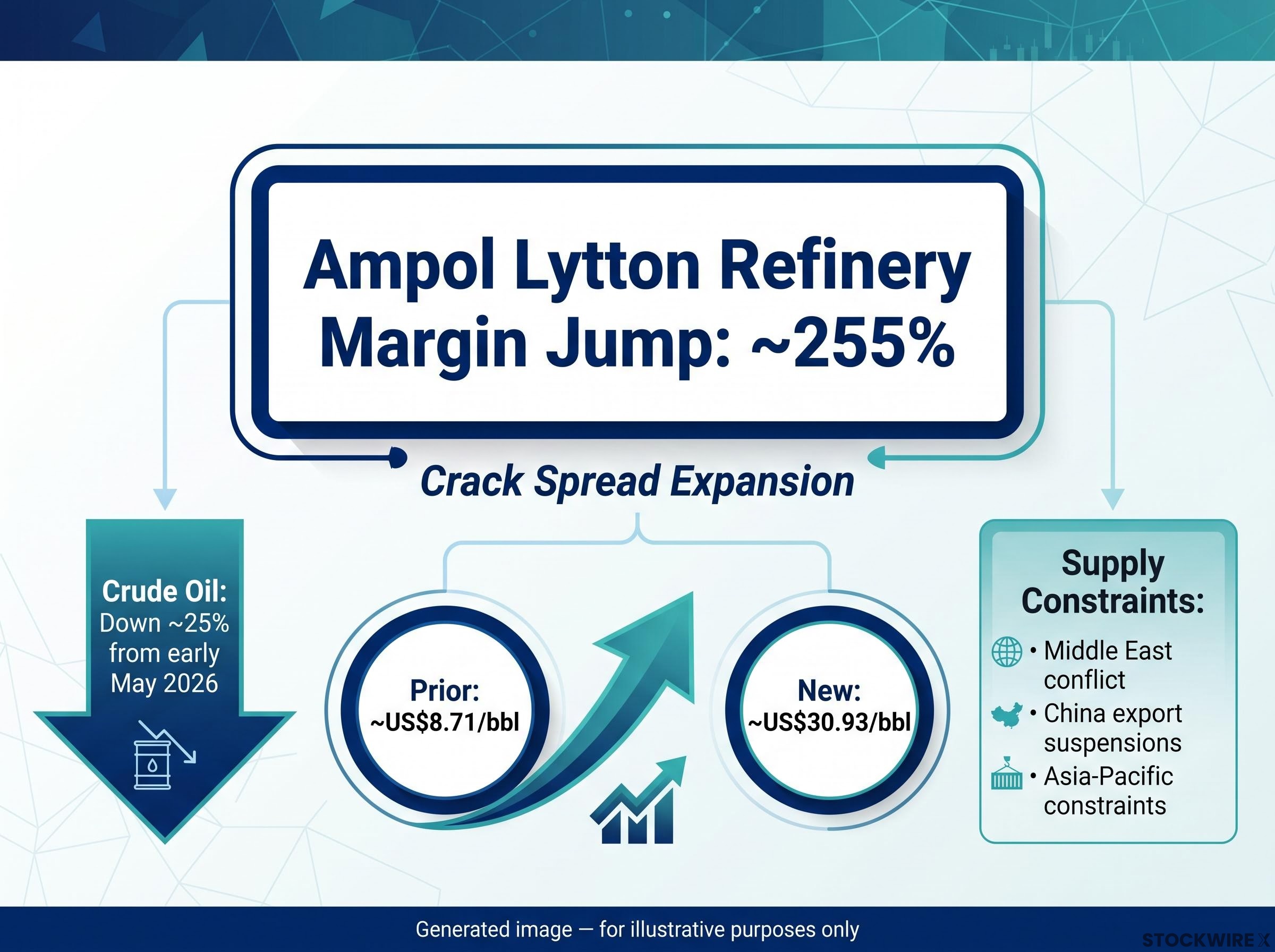 Ampol's Lytton Refinery: The Crack Spread Effect