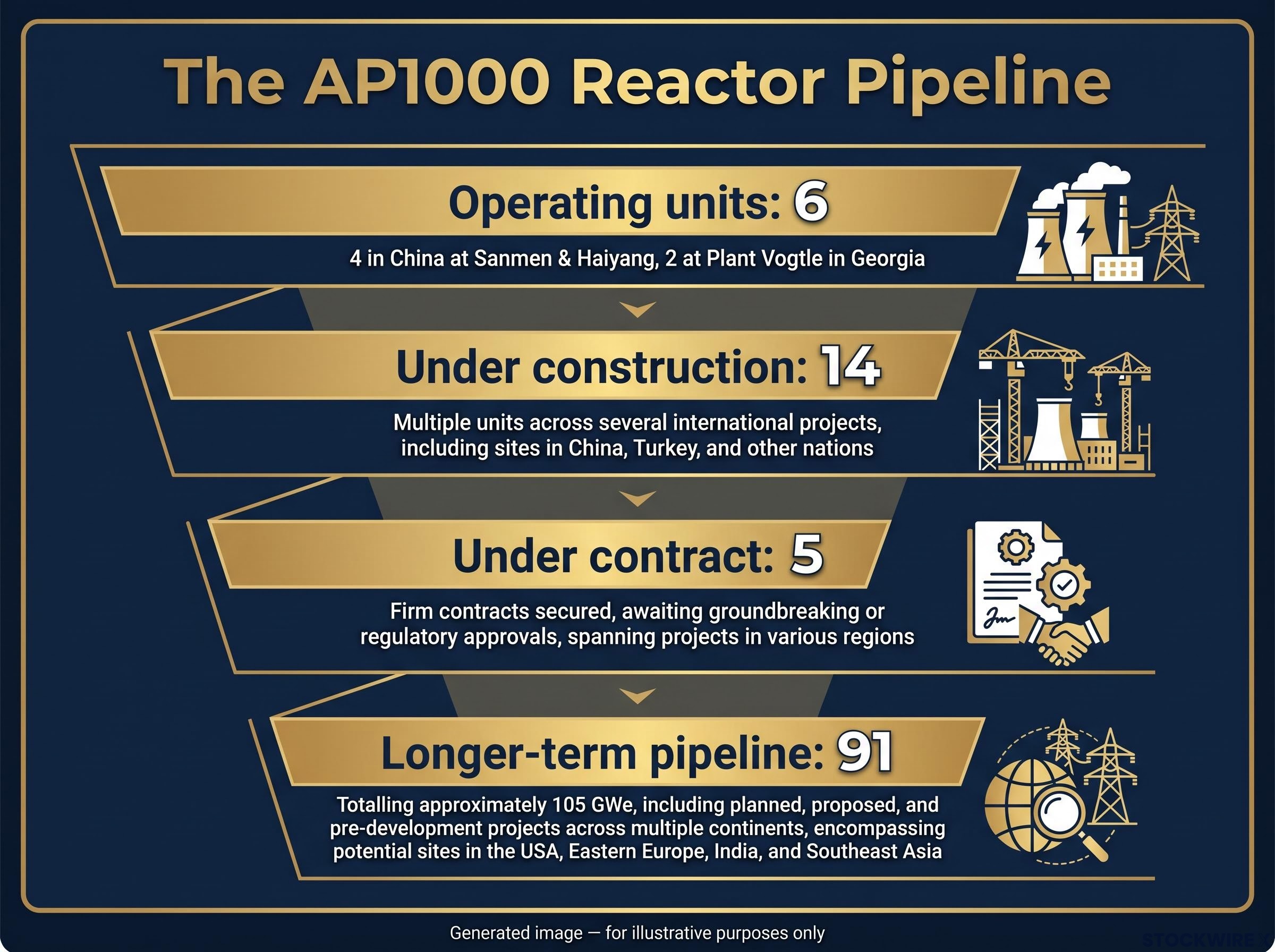 The Expanding AP1000 Reactor Pipeline